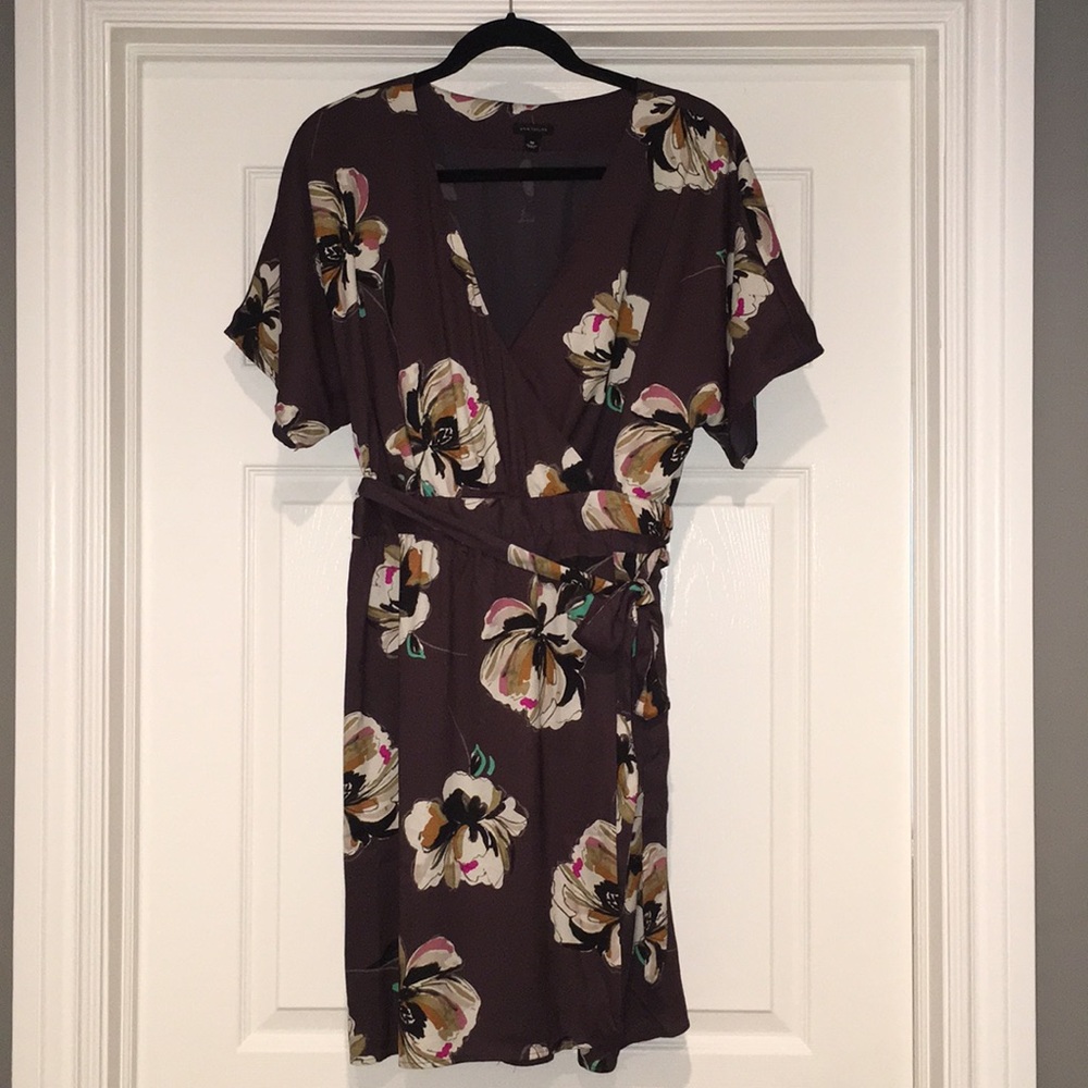 Ann Taylor Kimono Style Wrap Dress